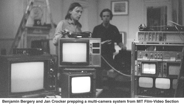 Benjamin Bergery and Jan Crocker prepping a multi-camera system MIT Film-Video-