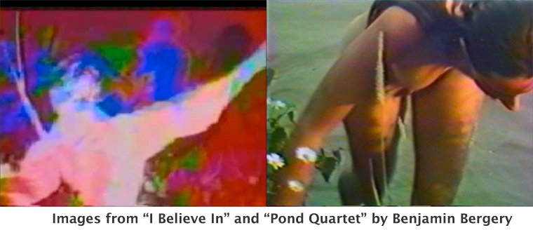 Images from I Believe In and Pond Quartet by Benjamin Bergery-