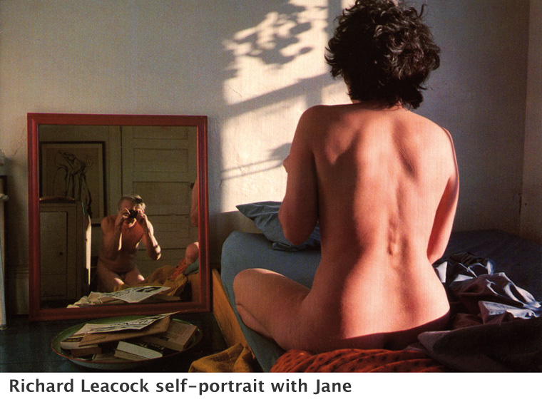 Richard Leacock self-portrait with Jane-