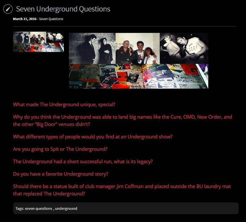 Seven Underground Questions Kino Digital Video